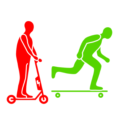 Muskelkraft-vor-E-Mobilität-Icon